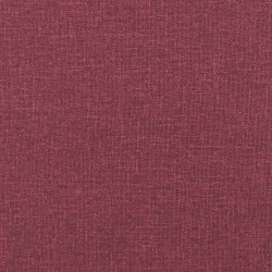 Repose-pied Rouge bordeaux 60x50x41 cm Tissu 629256629256
