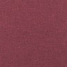 Repose-pied Rouge bordeaux 60x50x41 cm Tissu 629256629256
