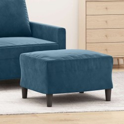 Repose-pied Bleu 60x50x41 cm Velours 629257629257