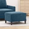 Repose-pied Bleu 60x50x41 cm Velours 629257629257