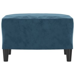Repose-pied Bleu 60x50x41 cm Velours 629257629257