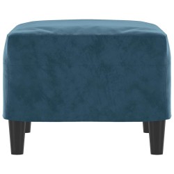 Repose-pied Bleu 60x50x41 cm Velours 629257629257