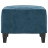 Repose-pied Bleu 60x50x41 cm Velours 629257629257