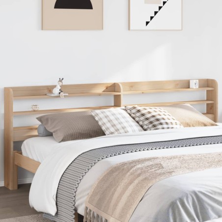 Tête de lit avec étagères 200 cm bois massif de pin 629263629263