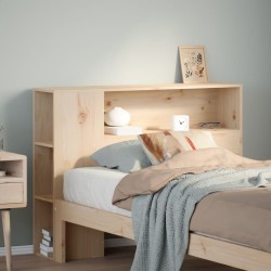 Tête de lit avec rangement 75 cm bois massif de pin 629264629264