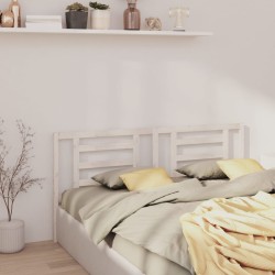 Tête de lit Blanc 166x4x100 cm Bois de pin massif 629265629265
