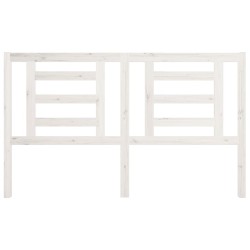Tête de lit Blanc 166x4x100 cm Bois de pin massif 629265629265