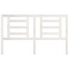 Tête de lit Blanc 166x4x100 cm Bois de pin massif 629265629265