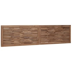 Tête de lit Naturel Bois de teck massif 629269629269