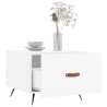 Tables basses 2 pcs blanc brillant 50x50x40cm bois d'ingénierie 629270629270