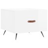 Tables basses 2 pcs blanc brillant 50x50x40cm bois d'ingénierie 629270629270
