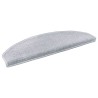 Tapis d'escalier auto-adhésifs 15 pcs Gris clair 629273629273