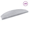 Tapis d'escalier auto-adhésifs 15 pcs Gris clair 629273629273