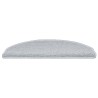 Tapis d'escalier auto-adhésifs 15 pcs Gris clair 629273629273