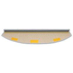 Tapis d'escalier auto-adhésifs 15 pcs Gris clair 629273629273