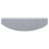 Tapis d'escalier auto-adhésifs 15 pcs Gris clair 629273629273