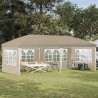 Tente de fête pop-up 575 x 289 x 245 cm Crème 629274629274