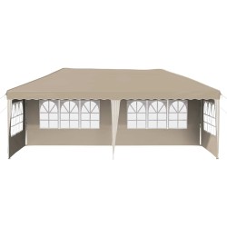 Tente de fête pop-up 575 x 289 x 245 cm Crème 629274629274