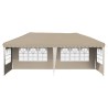Tente de fête pop-up 575 x 289 x 245 cm Crème 629274629274