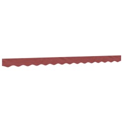 Tissu de remplacement de cantonnière d’auvent rayure bordeaux 629275629275