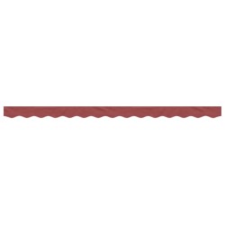Tissu de remplacement de cantonnière d’auvent rayure bordeaux 629275629275