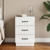 Cabinet de chevet avec tiroir Blanc brillant 43 x 41 x 63,5 cm 629279629279