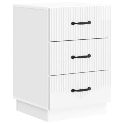 Cabinet de chevet avec tiroir Blanc brillant 43 x 41 x 63,5 cm 629279629279