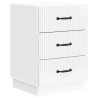 Cabinet de chevet avec tiroir Blanc brillant 43 x 41 x 63,5 cm 629279629279