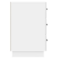 Cabinet de chevet avec tiroir Blanc brillant 43 x 41 x 63,5 cm 629279629279