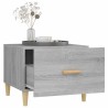 Tables basses 2 pcs sonoma gris 50x50x40 cm bois d'ingénierie 629280629280