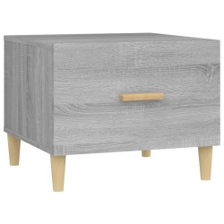 Tables basses 2 pcs sonoma gris 50x50x40 cm bois d'ingénierie 629280629280