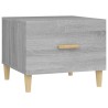 Tables basses 2 pcs sonoma gris 50x50x40 cm bois d'ingénierie 629280629280