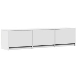 Meuble TV avec LED Blanc 165 x 34 x 40 cm Bois d'ingénierie 629287629287
