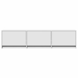 Meuble TV avec LED Blanc 165 x 34 x 40 cm Bois d'ingénierie 629287629287