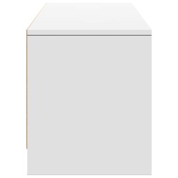 Meuble TV avec LED Blanc 165 x 34 x 40 cm Bois d'ingénierie 629287629287