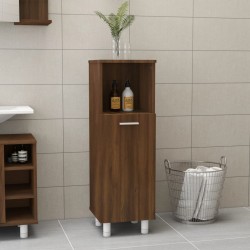 Armoire de bain Chêne marron 30x30x95 cm Bois d'ingénierie 629290629290