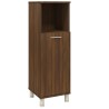 Armoire de bain Chêne marron 30x30x95 cm Bois d'ingénierie 629290629290