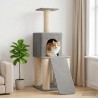 Arbre à chat avec poteaux à griffer en sisal Gris clair 146 cm 629293629293