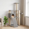 Arbre à chat avec poteaux à griffer en sisal Gris clair 173 cm 629294629294