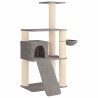 Arbre à chat avec poteaux à griffer en sisal Gris clair 173 cm 629294629294