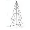 Arbre de Noël cône 160 LED d'intérieur/d'extérieur 78x120 cm 629296629296