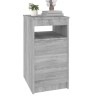 Armoire à tiroirs Sonoma gris 40x50x76 cm Bois d'ingénierie 629297629297