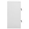 Armoire à casiers Gris clair et rouge 90x45x92,5 cm Acier 629300629300