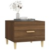 Tables basses 2 pcs chêne marron 50x50x40 cm bois d'ingénierie 629302629302