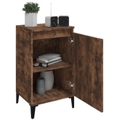 Tables de chevet 2 pcs chêne fumé 40x35x70 cm bois d'ingénierie 629303629303
