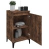 Tables de chevet 2 pcs chêne fumé 40x35x70 cm bois d'ingénierie 629303629303