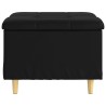 Pouf de rangement avec coussin Noir 60 x 60 x 45 cm Simili cuir 629304629304