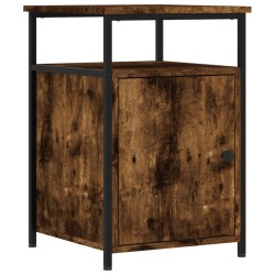 Tables de chevet 2 pcs chêne fumé 40x42x60 cm bois d'ingénierie 629305629305