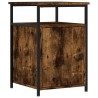 Tables de chevet 2 pcs chêne fumé 40x42x60 cm bois d'ingénierie 629305629305
