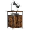 Tables de chevet 2 pcs chêne fumé 40x42x60 cm bois d'ingénierie 629305629305